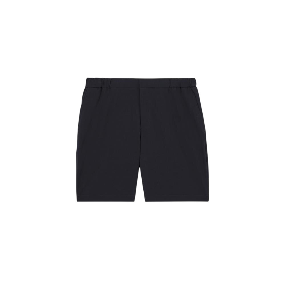 REISS Deck Drawstring Chino Shorts in Navy